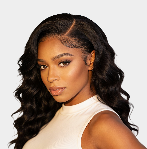 Brazilian Body Wave Human Hair Bundles with Frontal