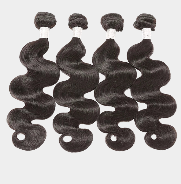 Peruvian Body Wave Human Hair Bundles with Closure